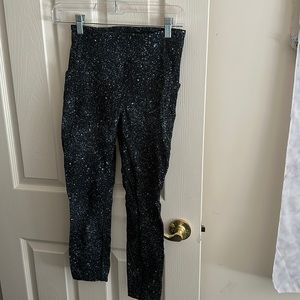 Womens, lululemon cropped galaxy leggings